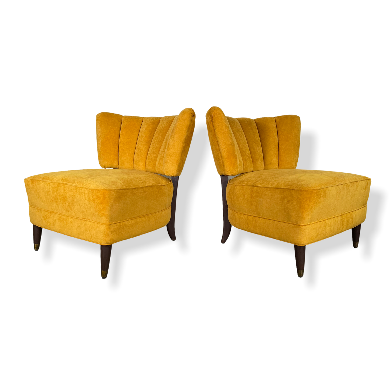 Pair of Retro Cocktail Lounge Chairs image 1