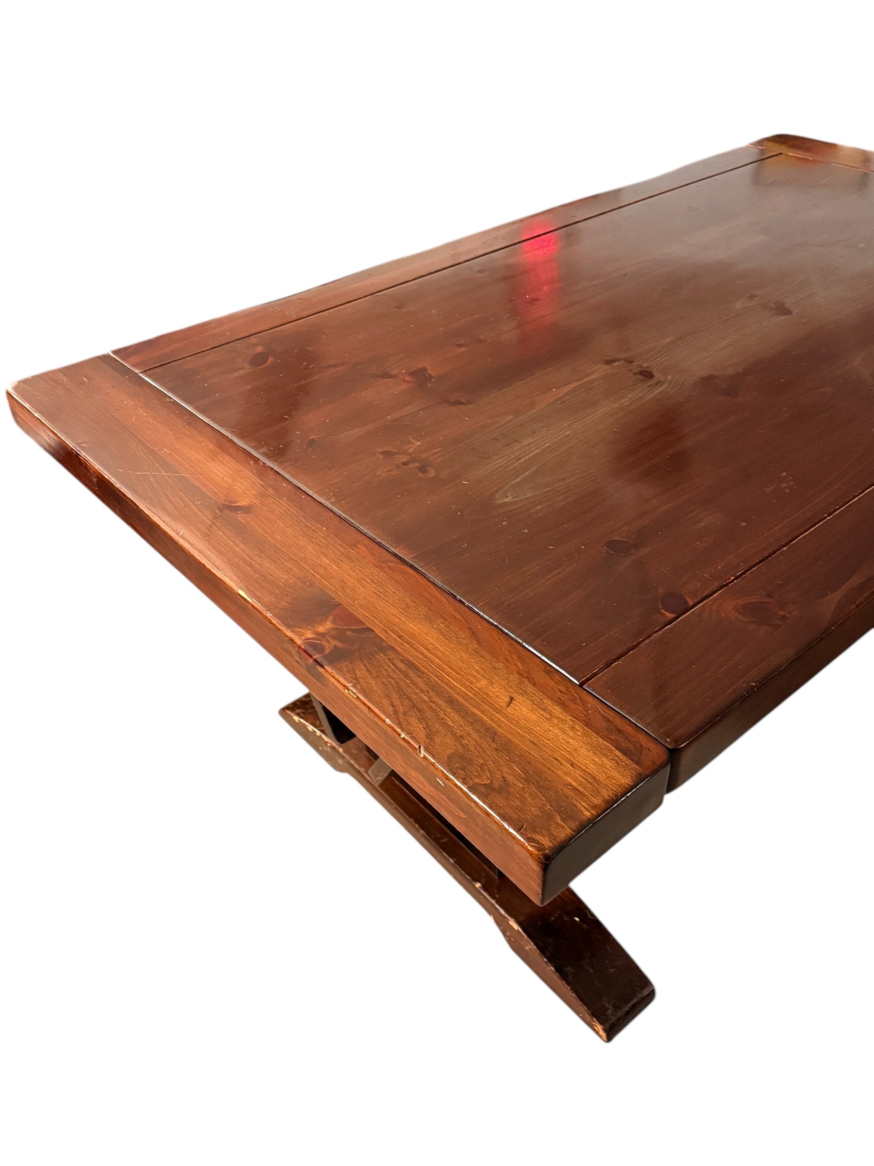 Vintage Expandable Farm Table Bradford Vermont Furniture image 6