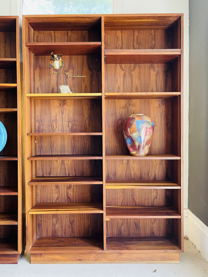Pair Mid-Century Modern Walnut Bookshelf’s  image 6