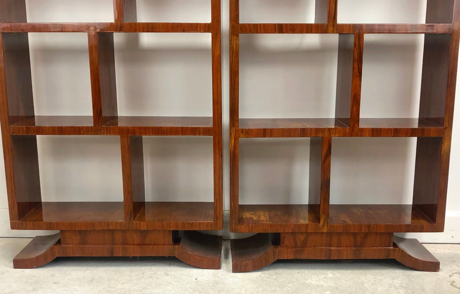 Pair of Mid-Century Modern/ Art Deco Style Book Shelves image 5