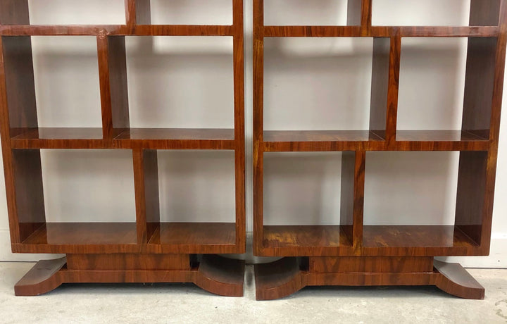 Pair of Mid-Century Modern/ Art Deco Style Book Shelves image 5