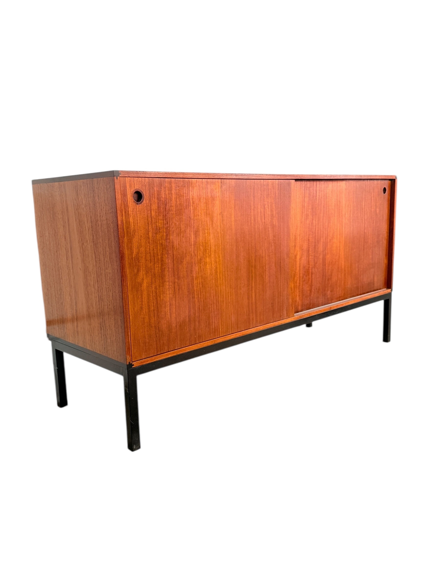 Scandinavian Modern Teak Credenza by Hans Hove and Palle Petersen image 1