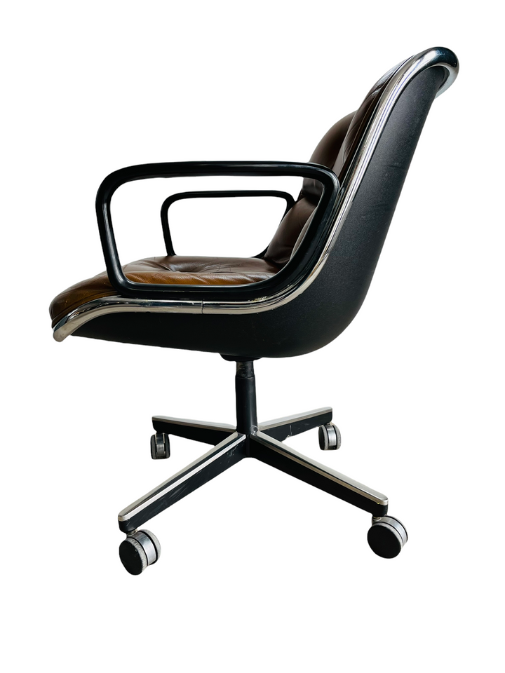 Pollock Executive Office Armchair Designed by Charles Pollock for Knoll image 1