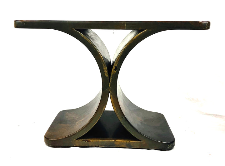 Mid Century Italian Modern Goatskin End Table by Aldo Tura image 1
