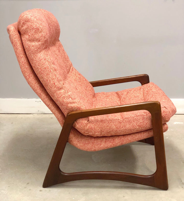 Mid-Century Danish Modern R. Huber & Adrian Pearsall Style Lounge Chair image 7