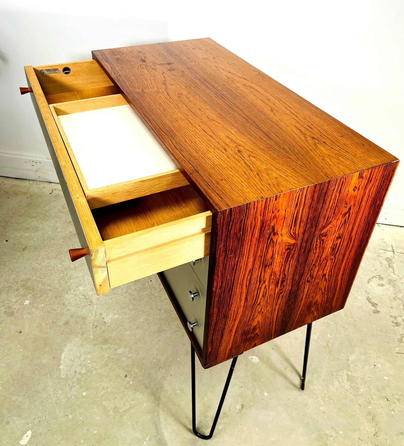 1960s Danish Modern Rosewood Chest by Poul Norreklit for Georg Petersens image 7