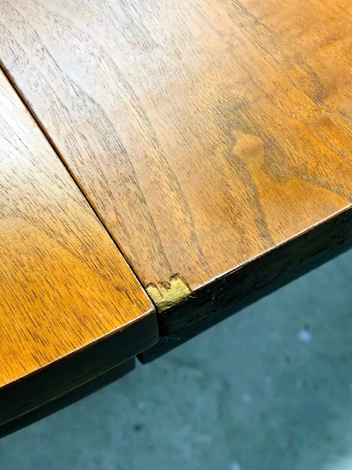 Rare Mid-Century Modern Young Manufacturing Walnut Dining Table image 9