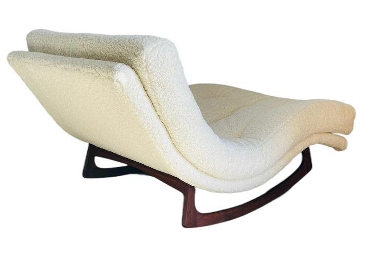 Adrian Pearsall Boucle Wave Rocking Lounge Chaise  image 6