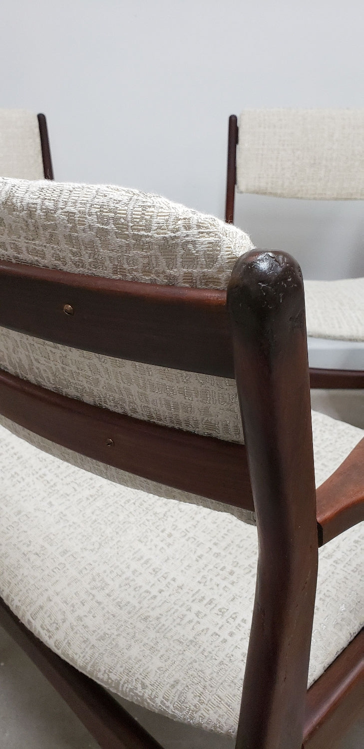 Set (7) Poul Volther Frem Rojle Dining Chairs Denmark c 1960 image 9