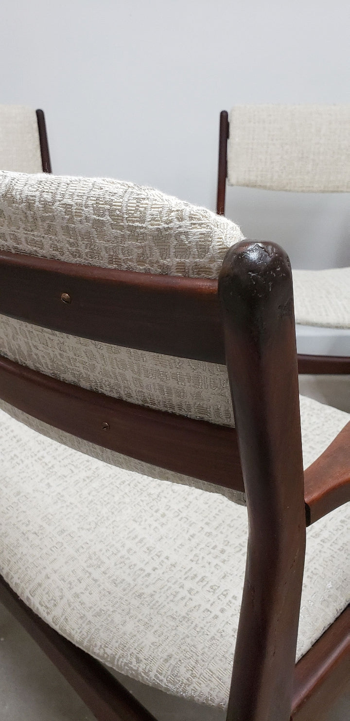 Set (7) Poul Volther Frem Rojle Dining Chairs Denmark c 1960 image 9