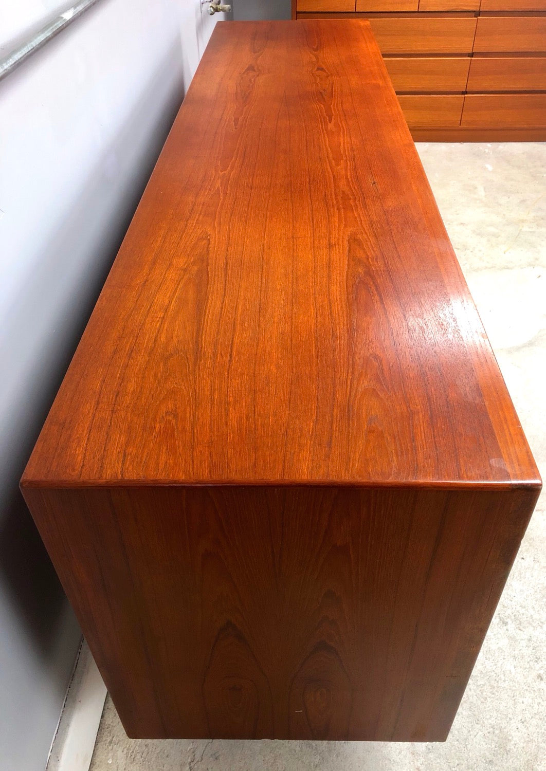 Mid-Century Danish Modern Teak Dresser/Credenza By Falser image 6