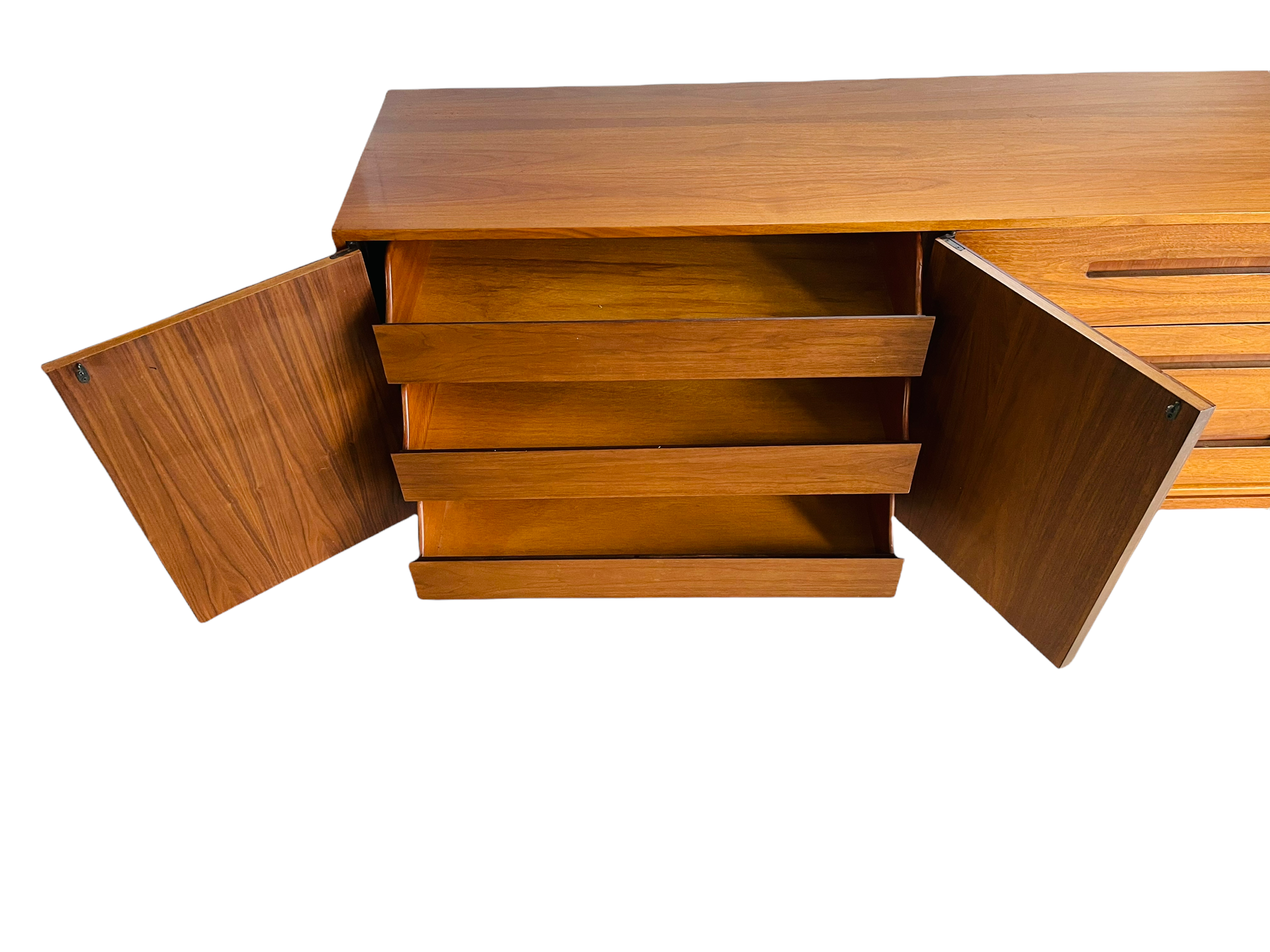 Mid-Century Modern Walnut Credenza / Dresser Style of Albert Parvin image 2