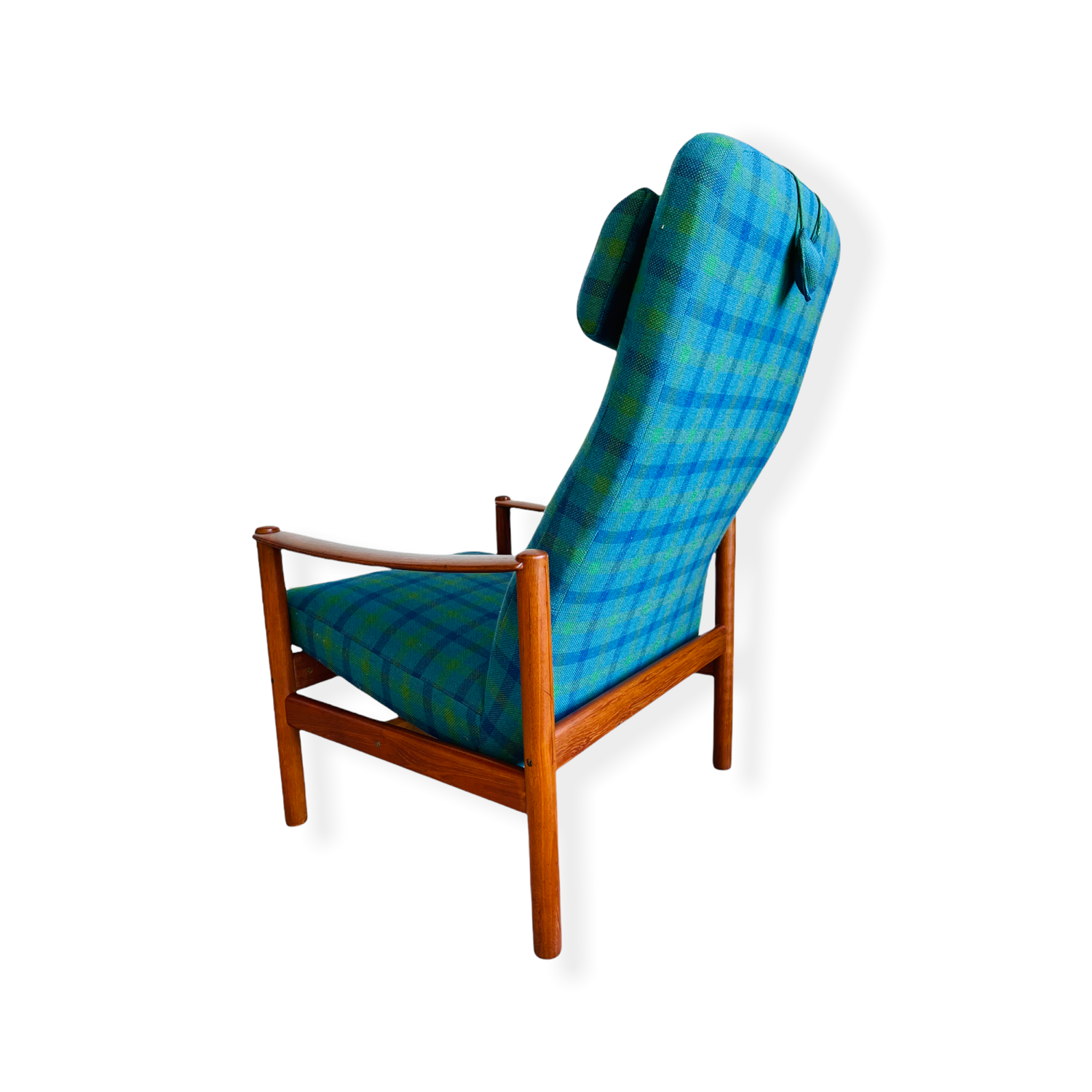 Mid-Century Modern Teak Recliner Chair by WESTNOFA  image 11