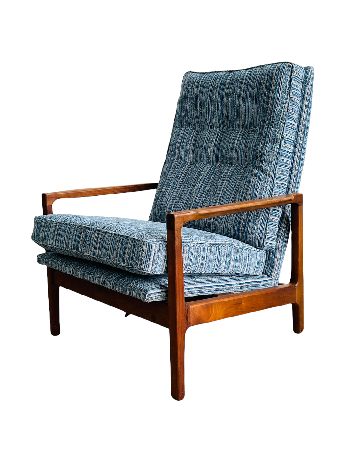 Milo Baughman Reclining Chair & Ottoman by James INC  image 3
