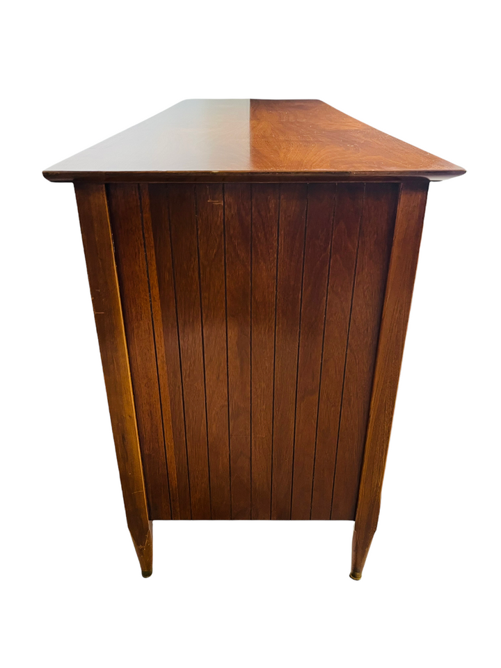 Mid-Century Modern Walnut Lowboy Dresser / Credenza by Permacraft image 4