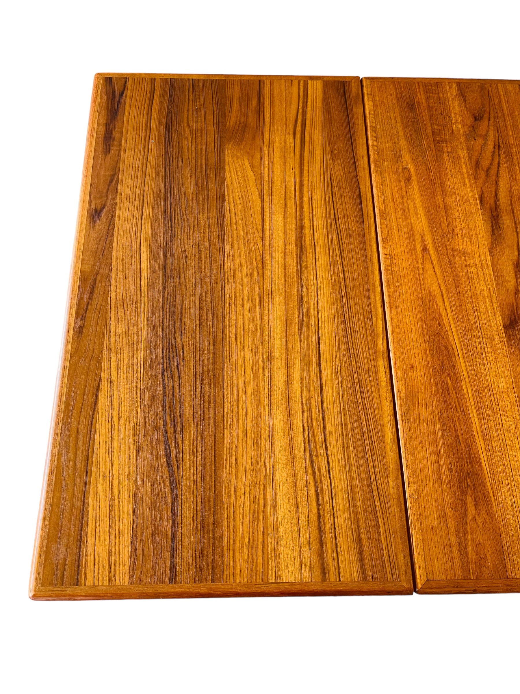 Mid Century Danish Modern Teak Draw Leaf Dining Table image 4