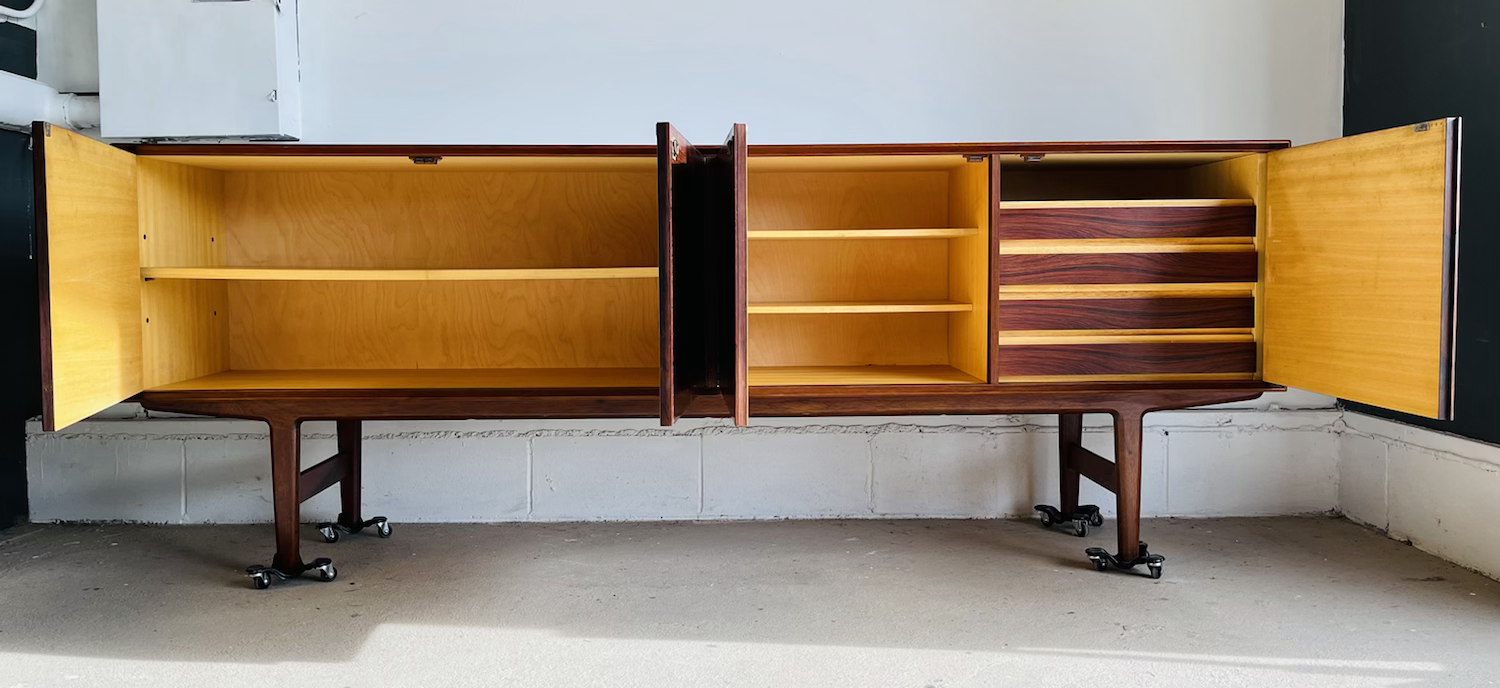 Mid-Century Modern Rosewood Sideboard by Fredrik Kayser for Viken Mobelfabrik image 3