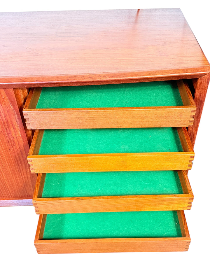 Mid-Century Danish Modern Teak Credenza by H.P. Hansen image 13