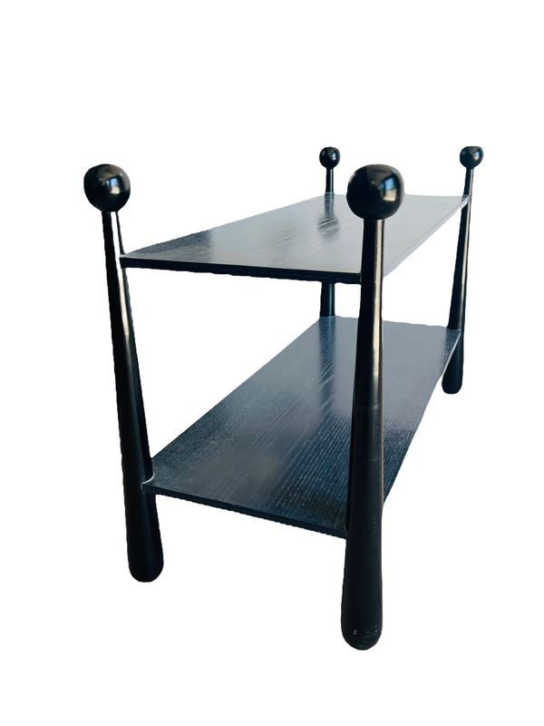 Two Tiered Console Table In The Manner Of Jean Royère image 0