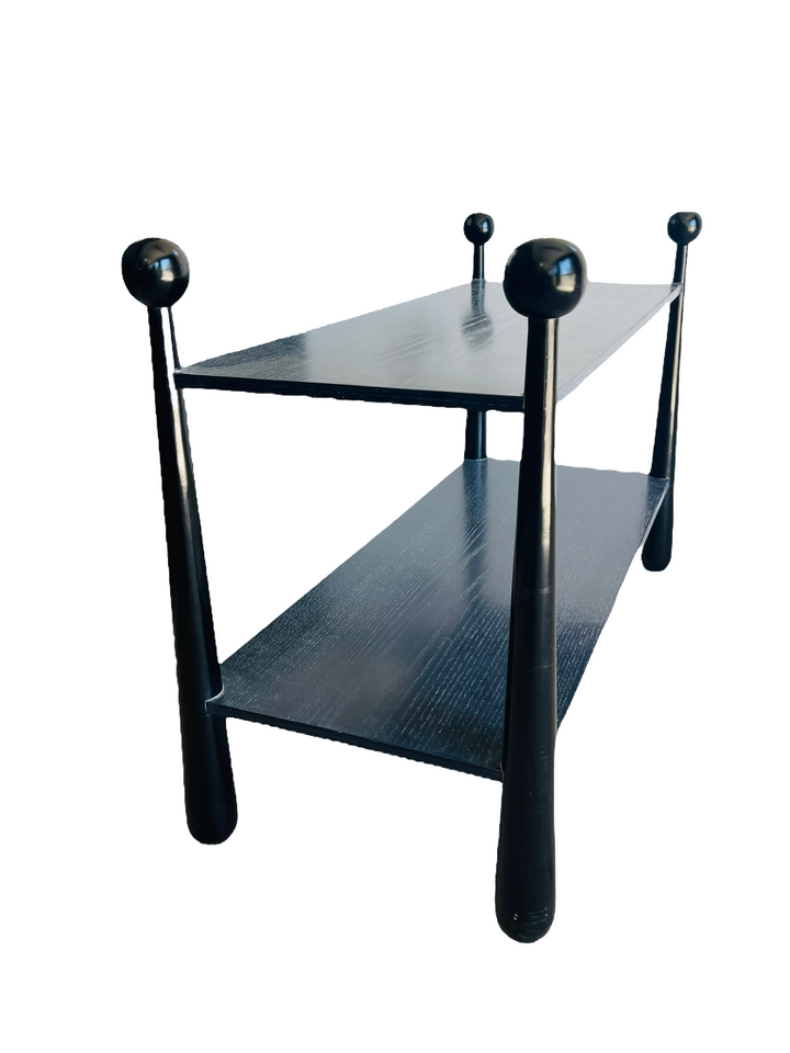 Two Tiered Console Table In The Manner Of Jean Royère image 0