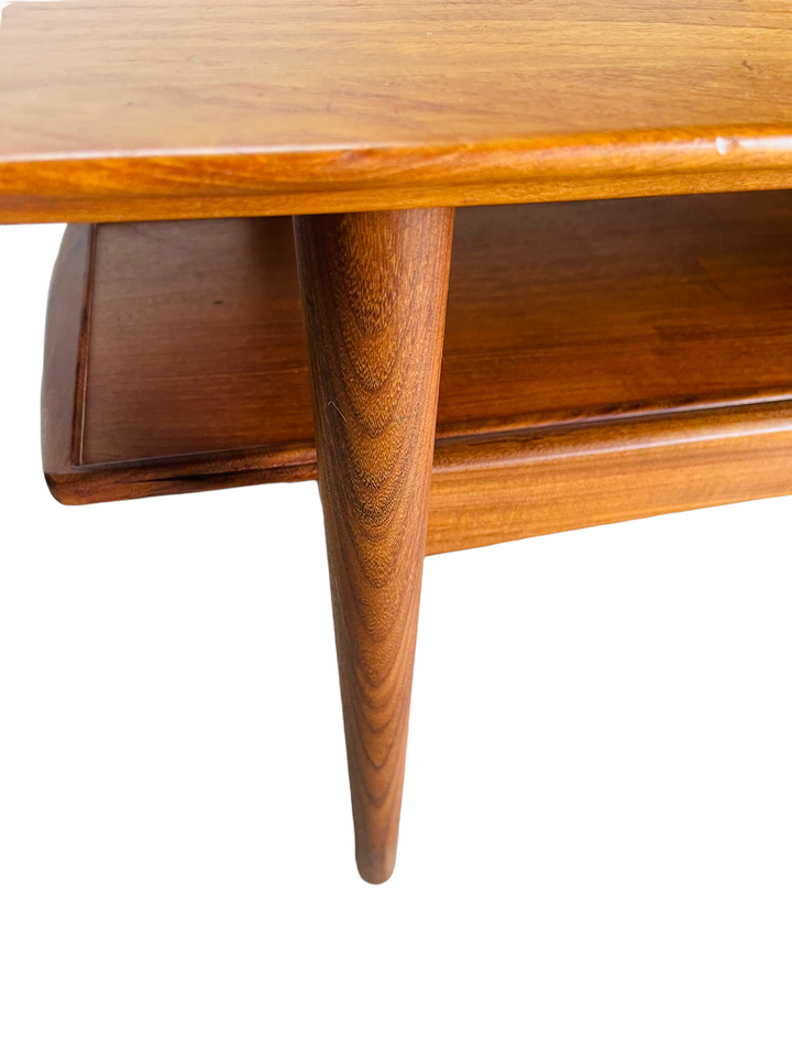 Pair Danish Modern Teak End Tables by Bramin Mobler image 7