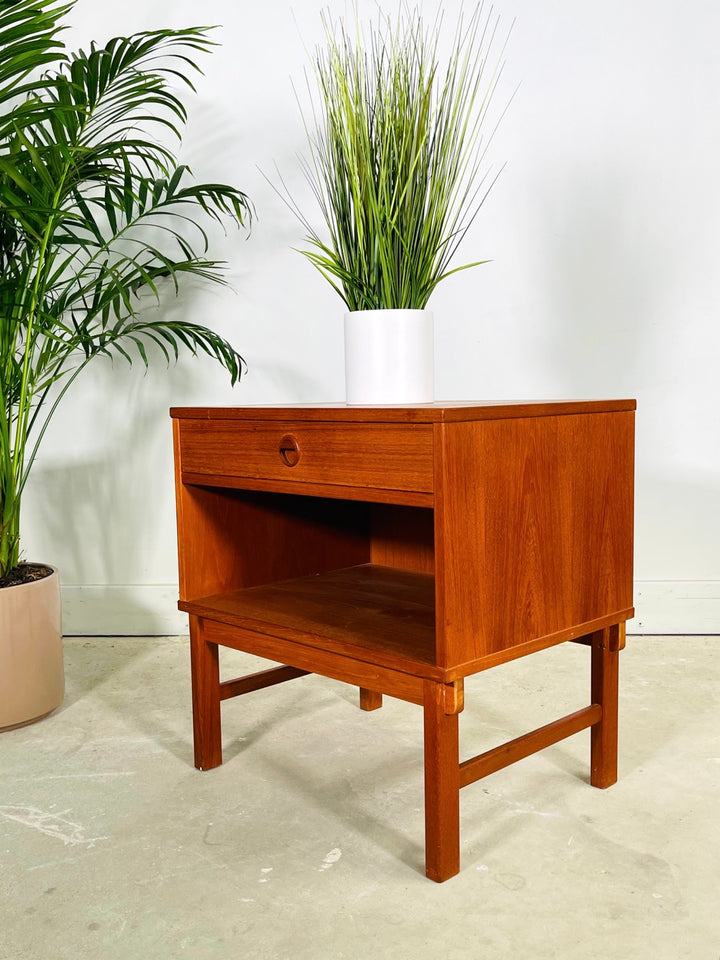Mid-Century Swedish Modern Teak Nightstand  image 2