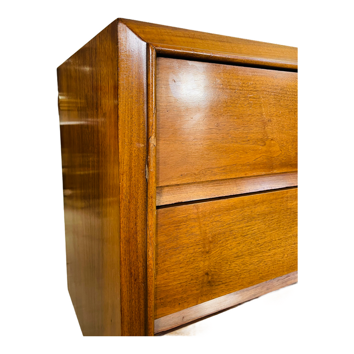 Mid-Century Modern Sculptured Walnut Credenza  image 8