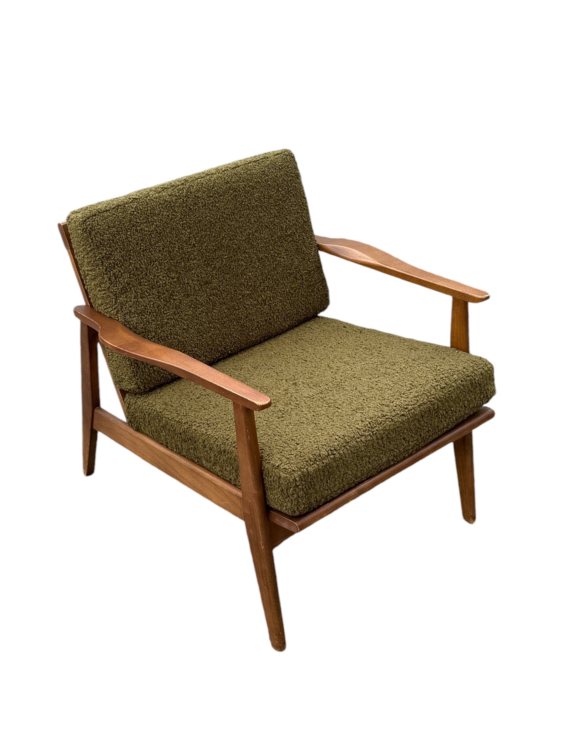 Mid-Century Modern Walnut Armchair in Style of Viko Bauritter image 4