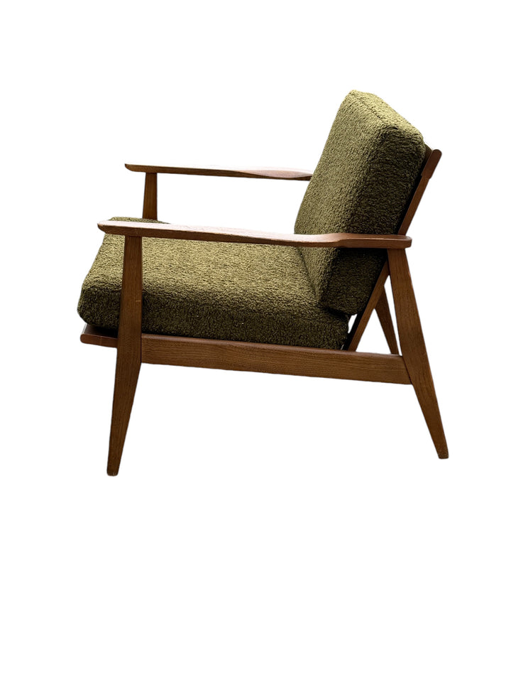 Mid-Century Modern Walnut Armchair in Style of Viko Bauritter image 1