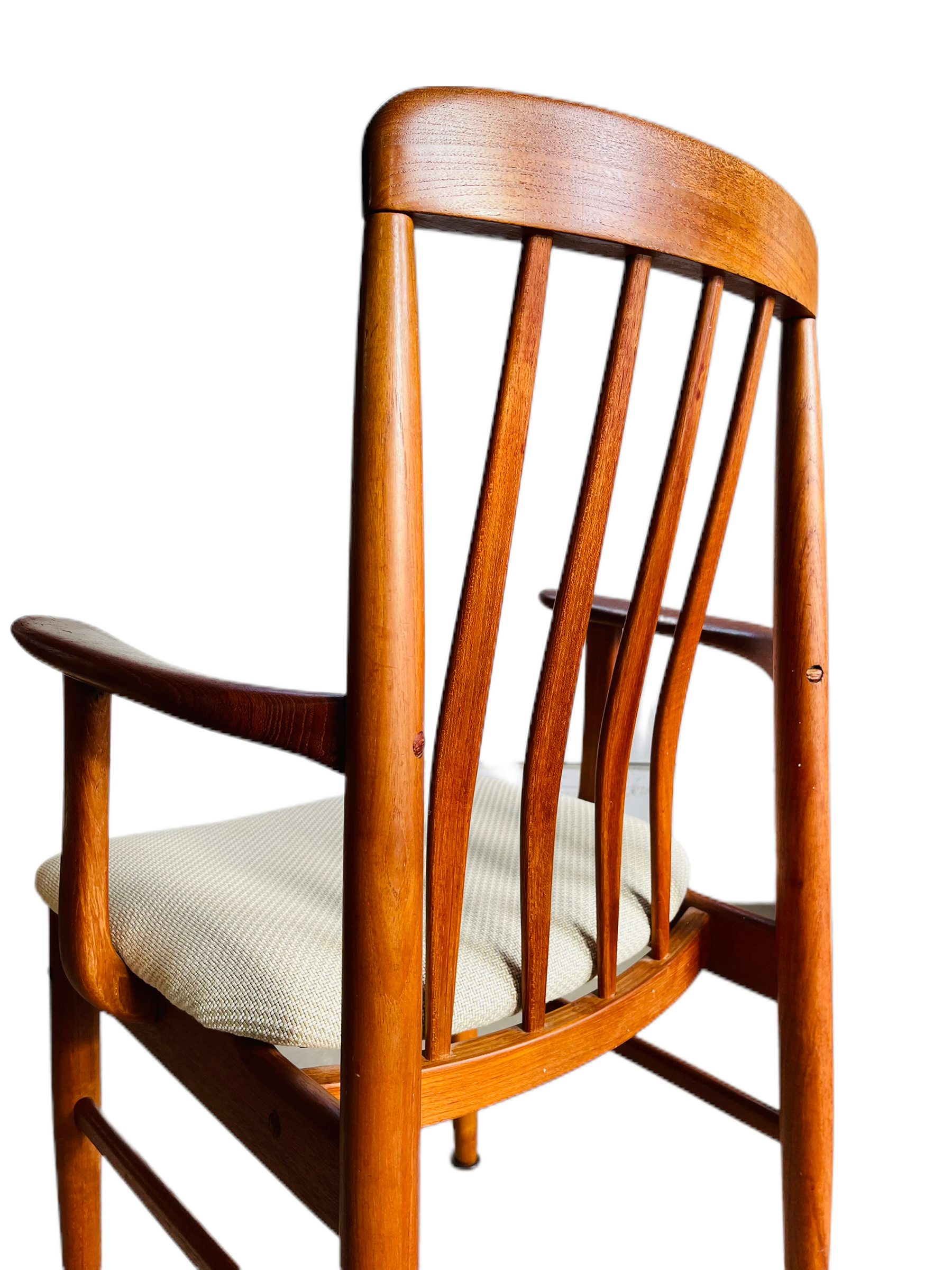 Set 4 1970s Benny Linden Teak Dining Chairs image 7
