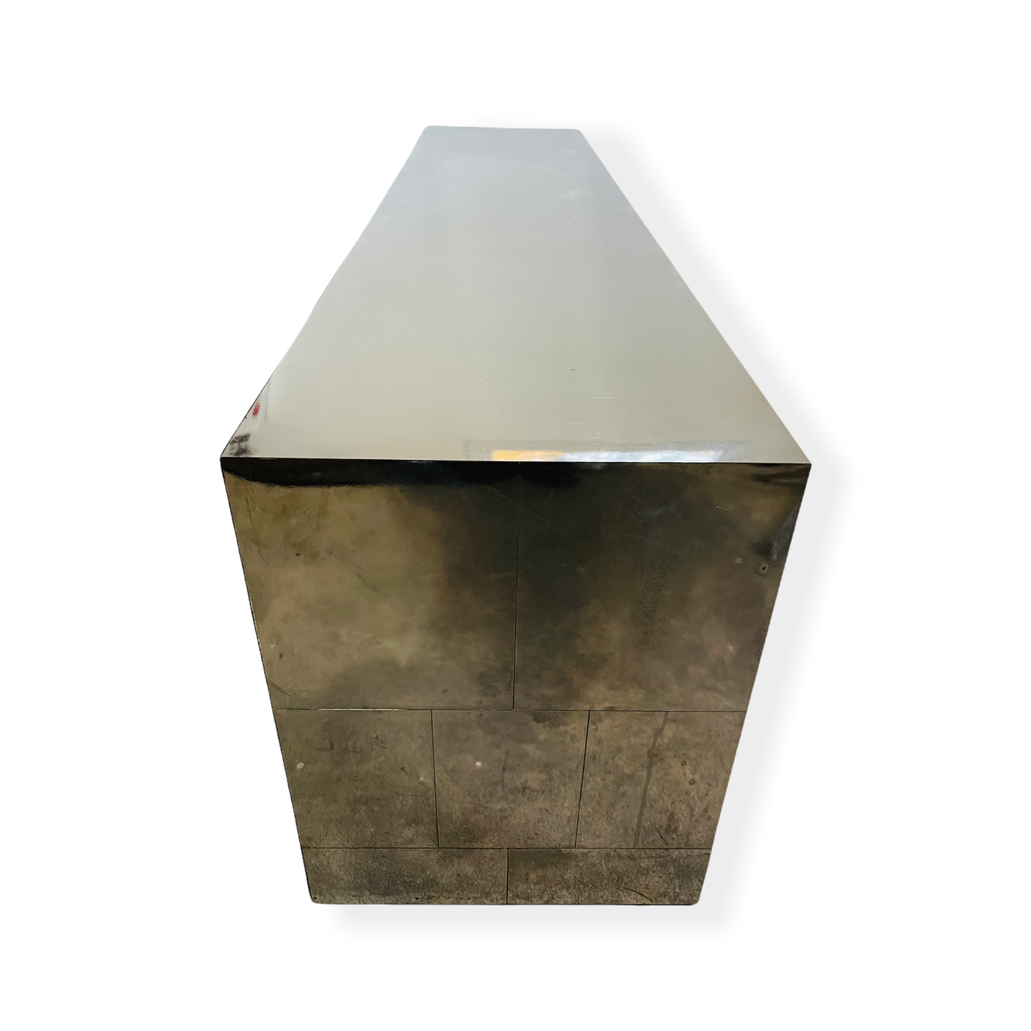 Long Console Table in Style of Paul Evans Cityscape  image 4
