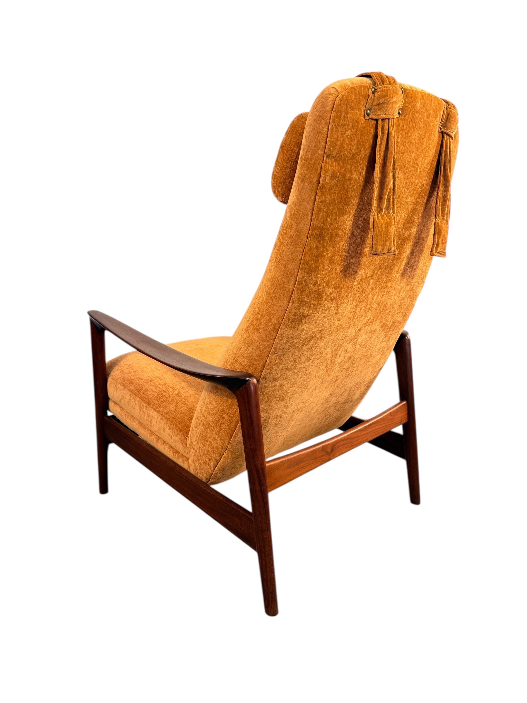 Folke Ohlsson for DUX High-Back Lounge Chair with Ottoman  image 6
