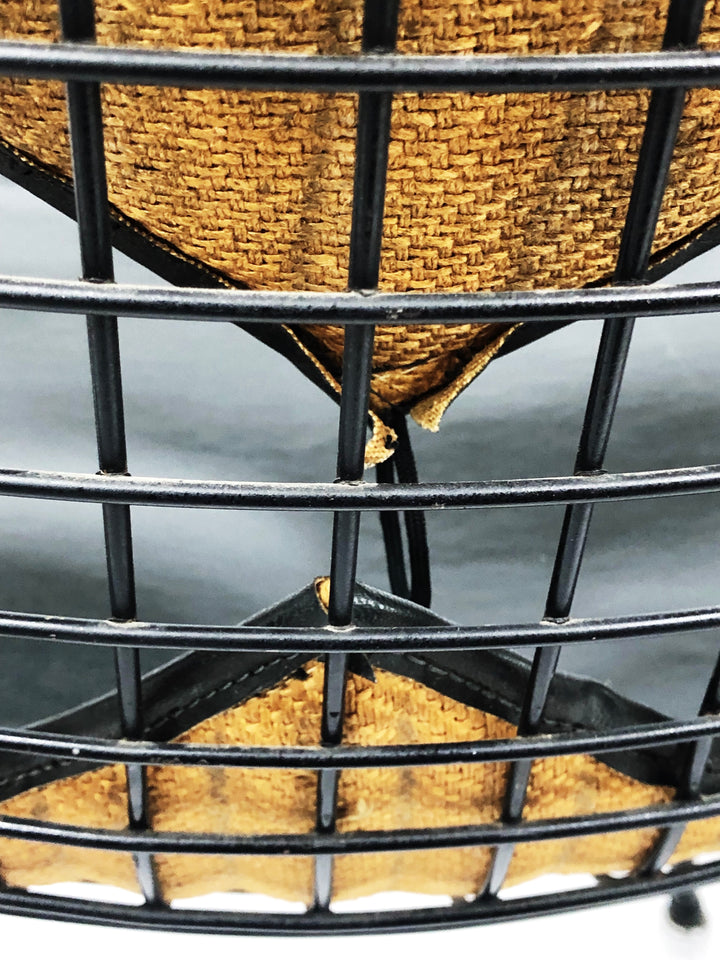 Pair Of Authentic Eames Herman Miller DKY-2 Black Bikini Chairs image 3