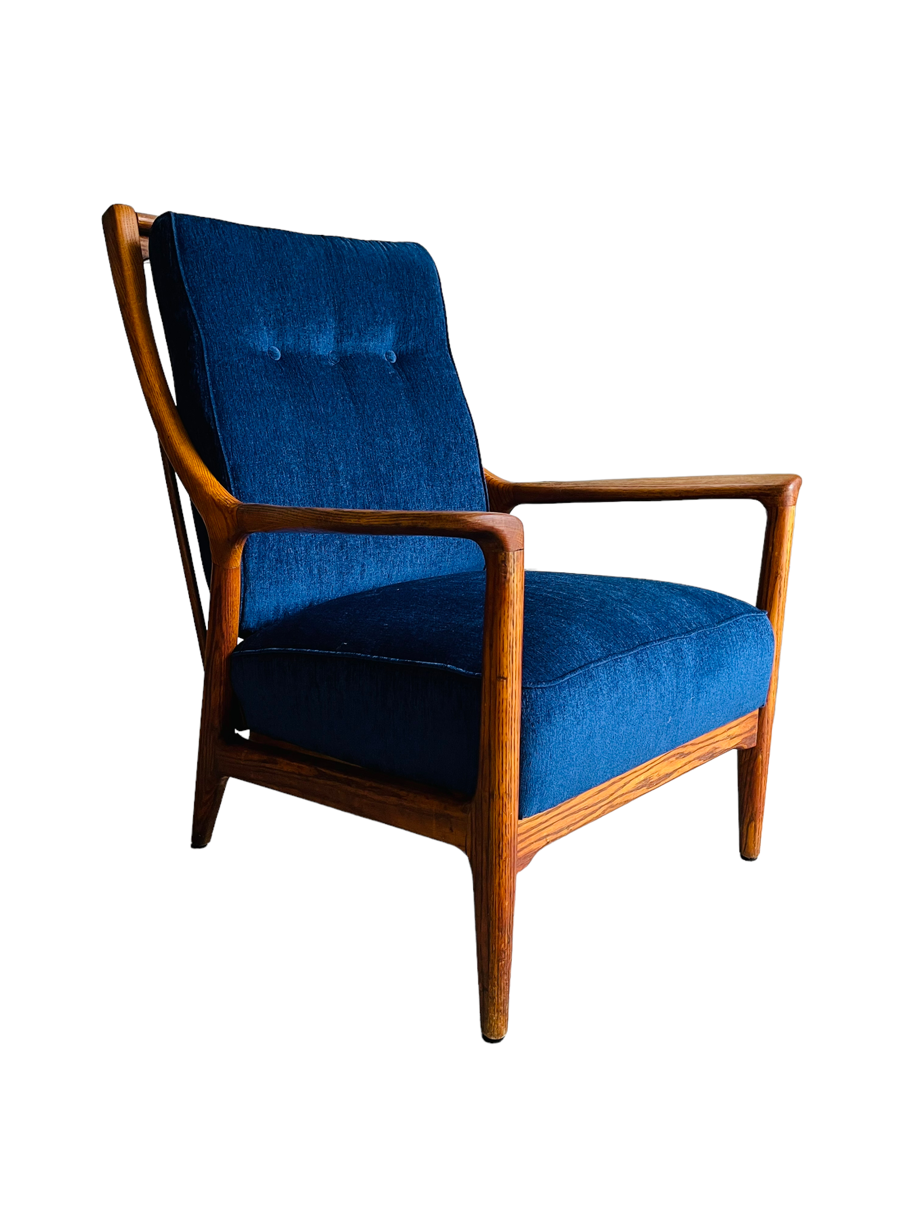 Mid Century Modern Oak Lounge Chair by Jack Van Der Molen image 8