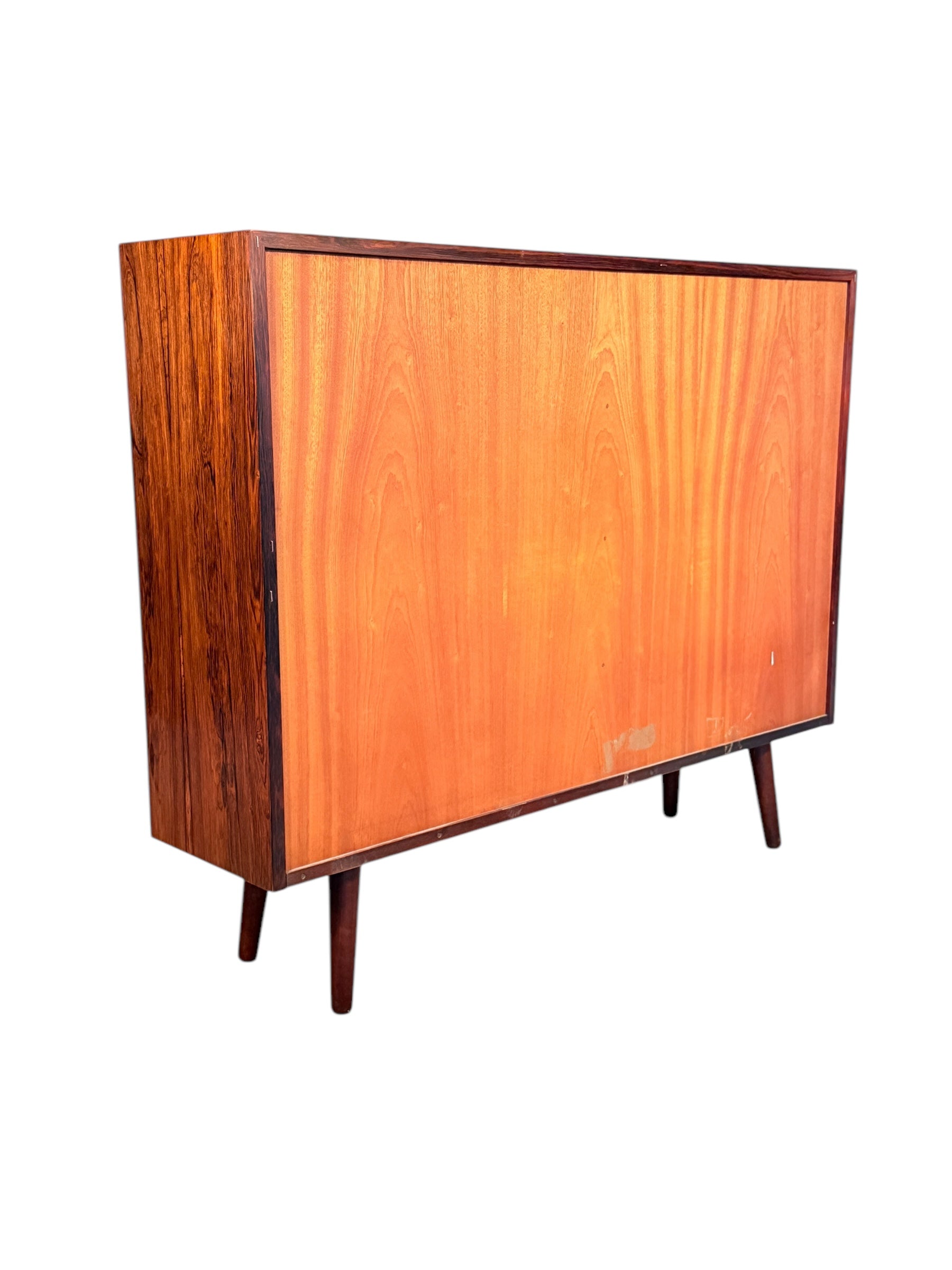 Mid Century Danish Modern Rosewood Bookcase by Omann Jun image 5