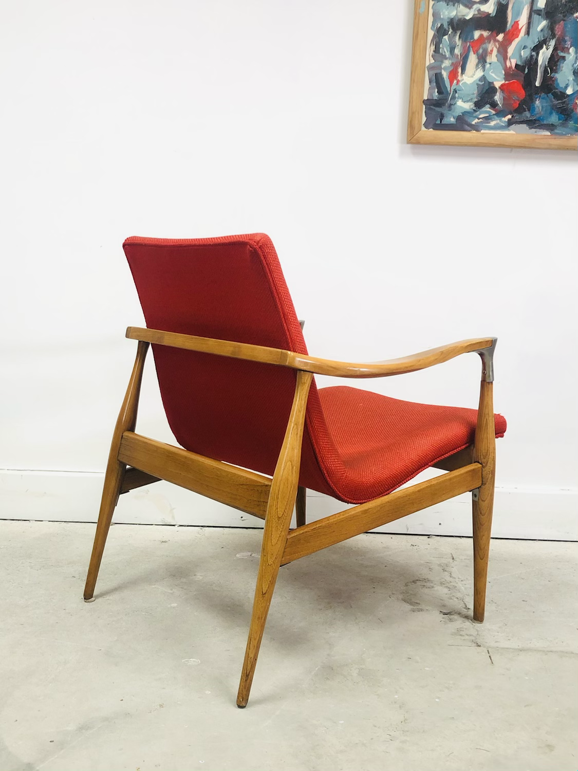 Mid-Century Modern Accent Chair In Style of Kofod-Larsen image 2