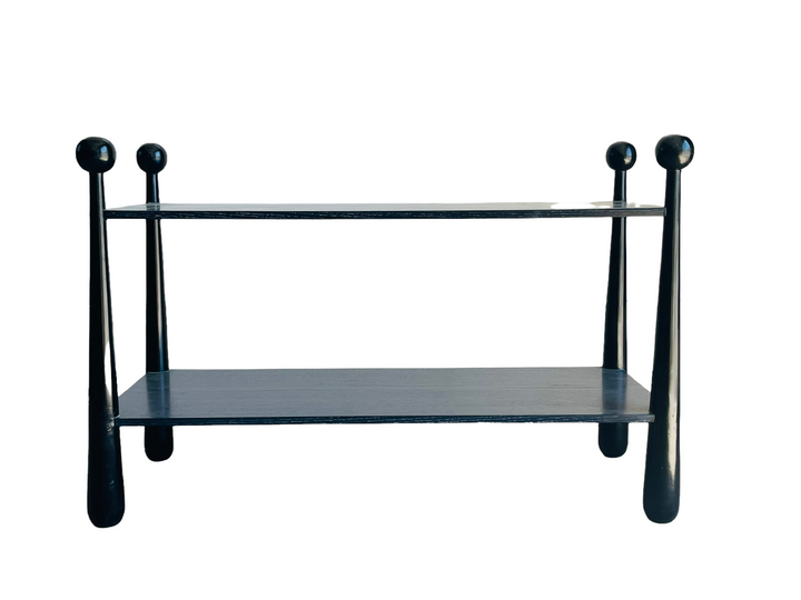 Two Tiered Console Table In The Manner Of Jean Royère image 1