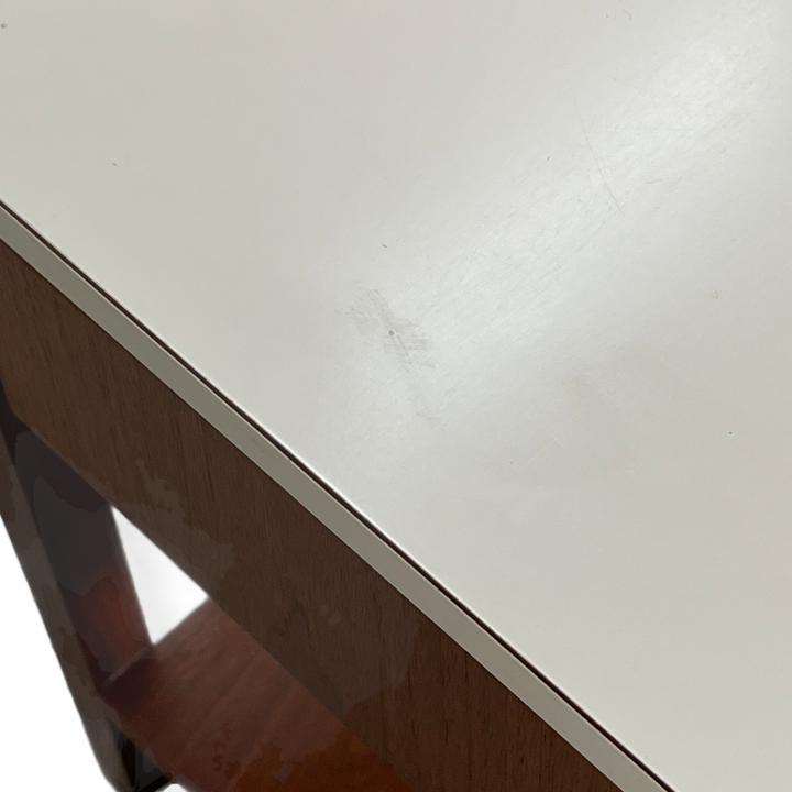 Pair Florence Knoll Walnut Nightstands  image 8