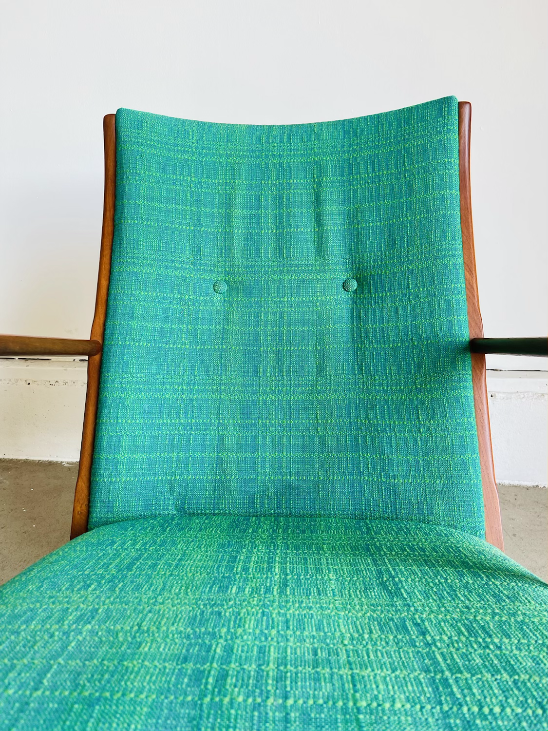 Danish Modern Sculpted Teak Rocker by Holgar Georg Jensen, 1958 image 11