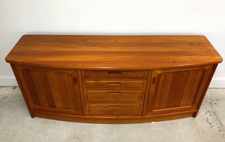 Mid-Century Modern Solid Teak Credenza Style of J.L. Moller image 5