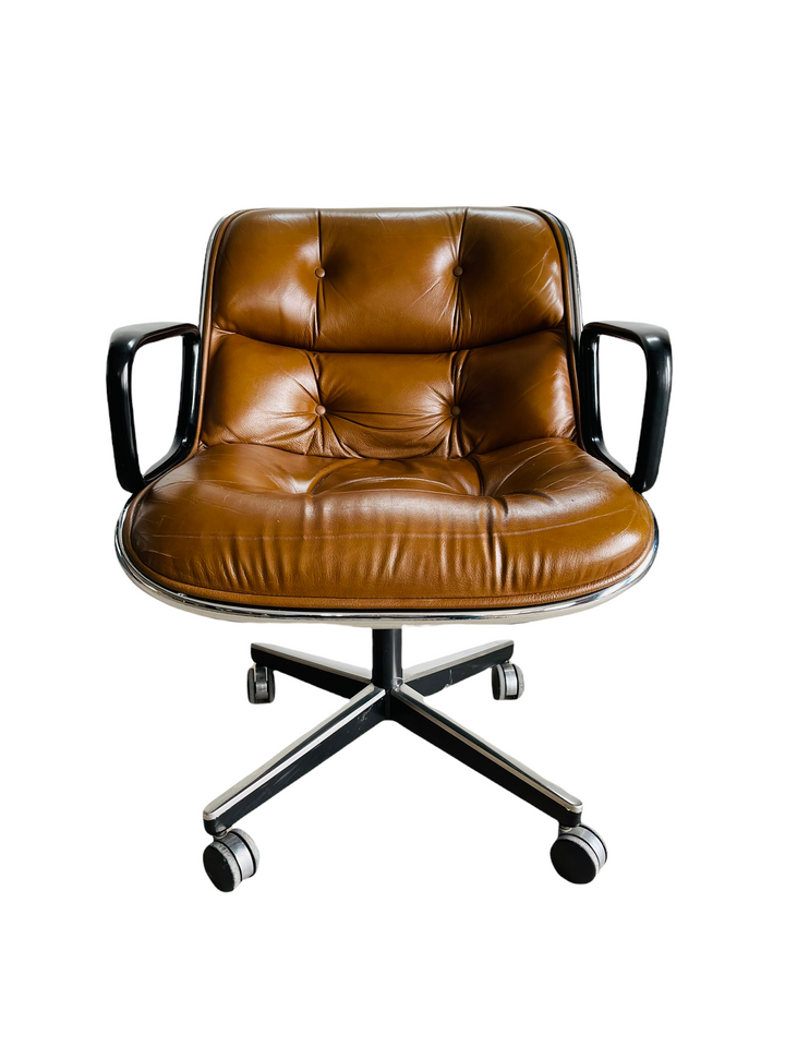 Pollock Executive Office Armchair Designed by Charles Pollock for Knoll image 2