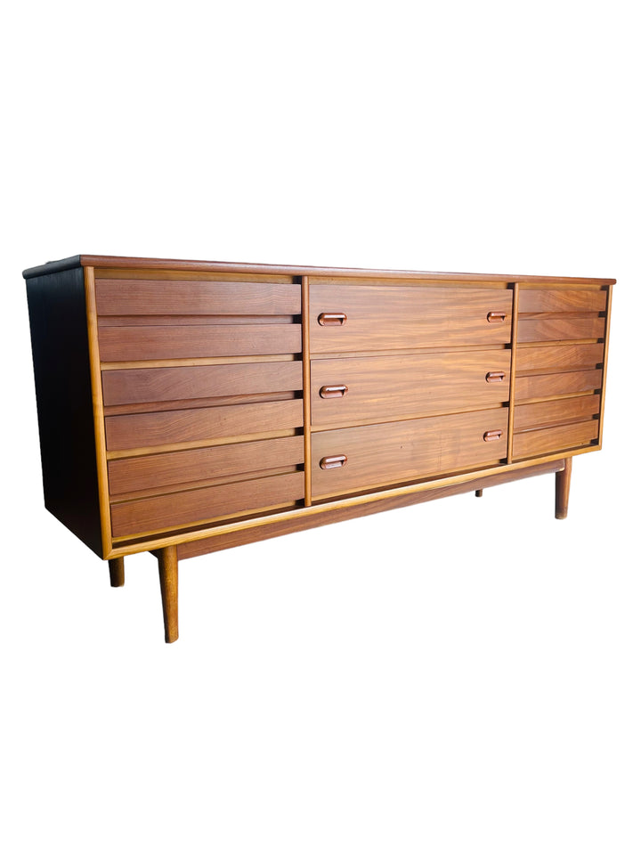 Mid Century Modern Walnut Dresser/Credenza by Stanley Furniture  image 0