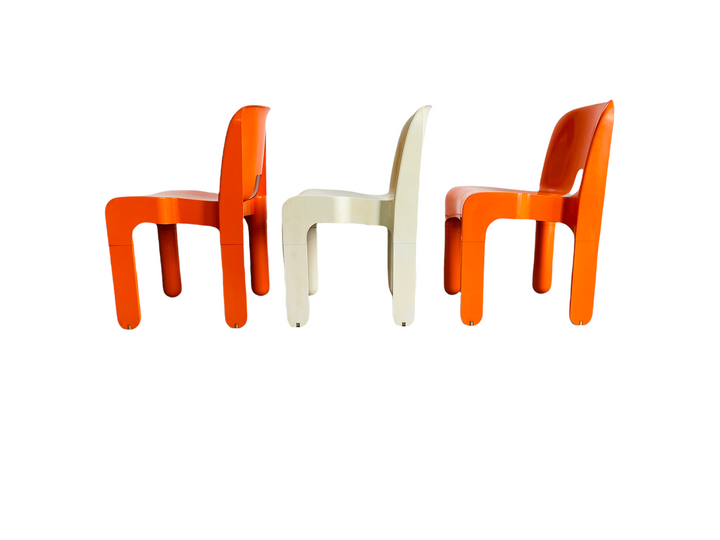 Set 3 Iconic "Universal Chair" by Joe Colombo for Kartell 1967 image 4