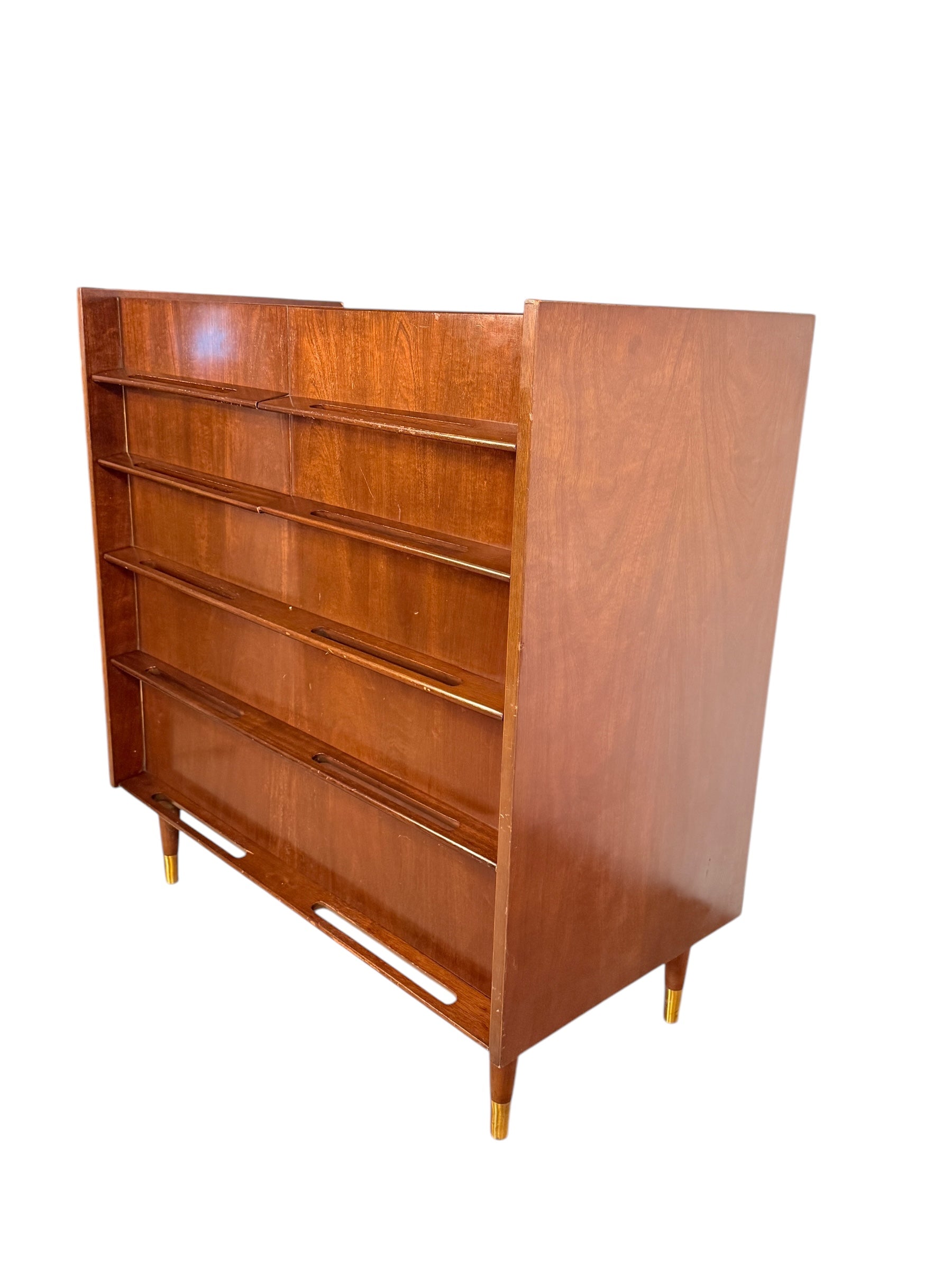 Mid-century Edmond J Spence Walnut Dresser image 5