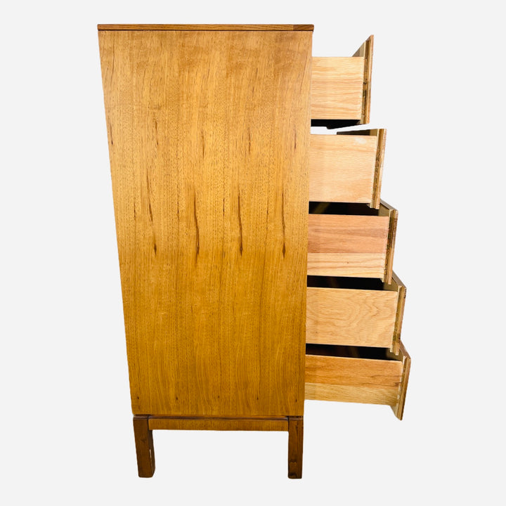 Mid-Century Modern Tall / Highboy Dresser by Bassett Furniture  image 5