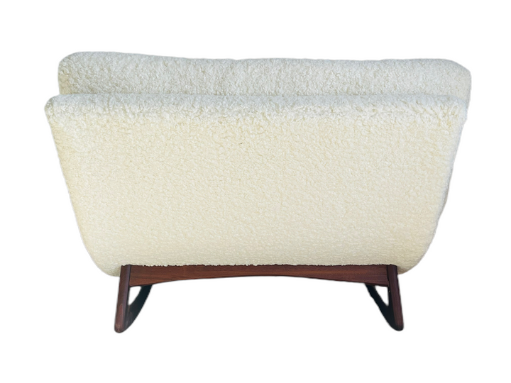 Adrian Pearsall Boucle Wave Rocking Lounge Chaise  image 5