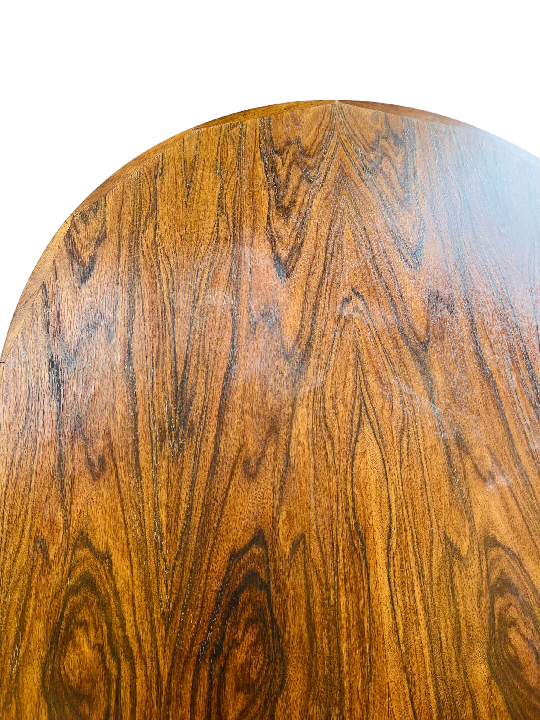 Scandinavian Rosewood Oval Coffee Table image 7