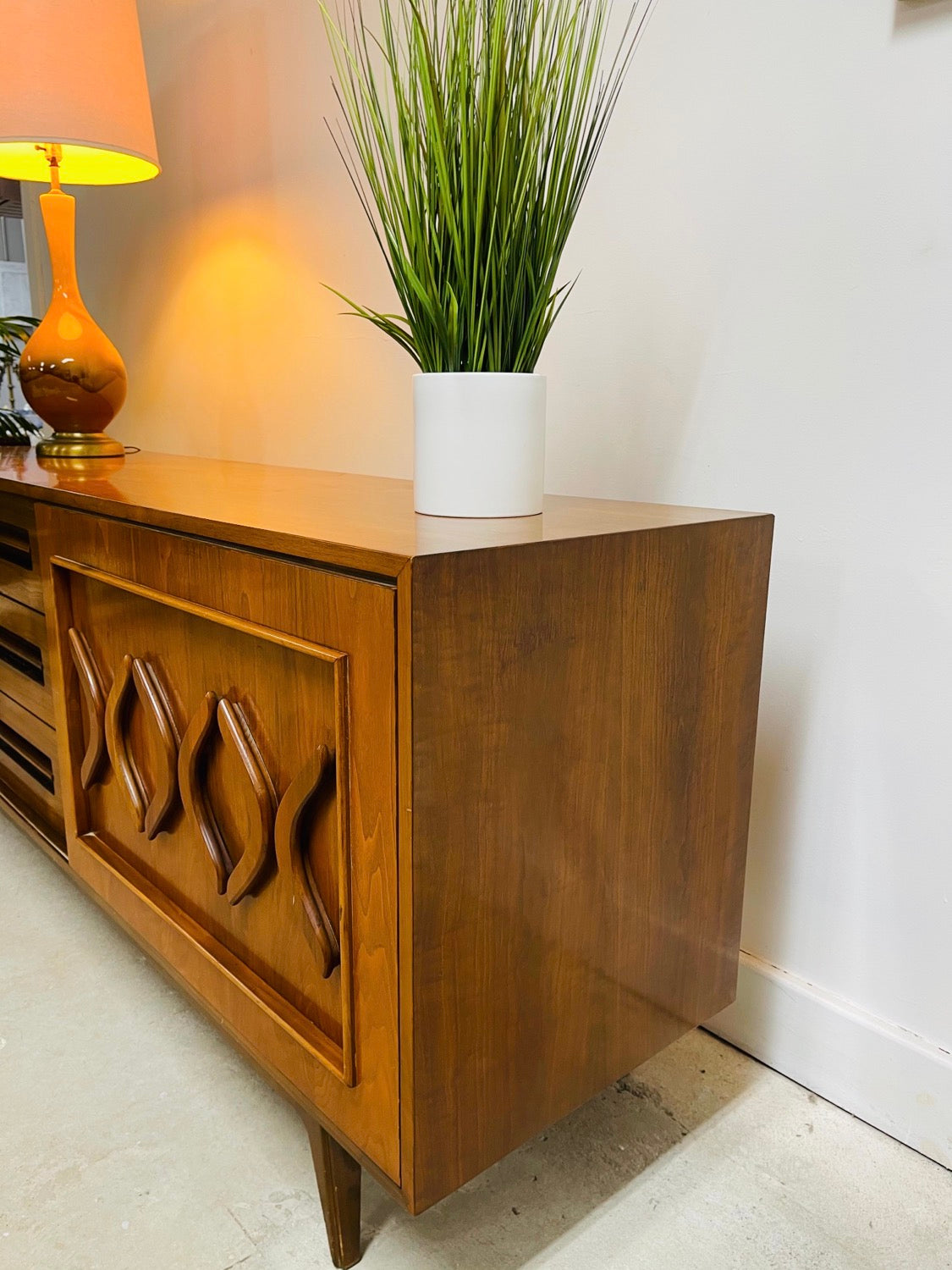 Mid-Century Modern Walnut Dresser / Credenza by Young Furniture image 9