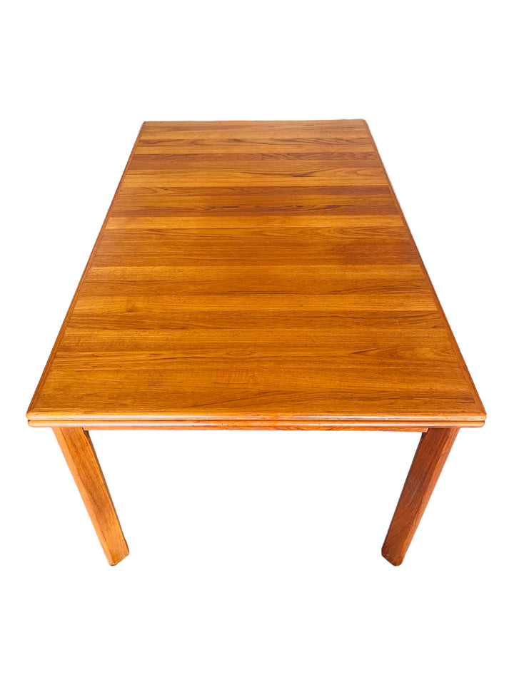 Mid Century Danish Modern Teak Draw Leaf Dining Table image 6