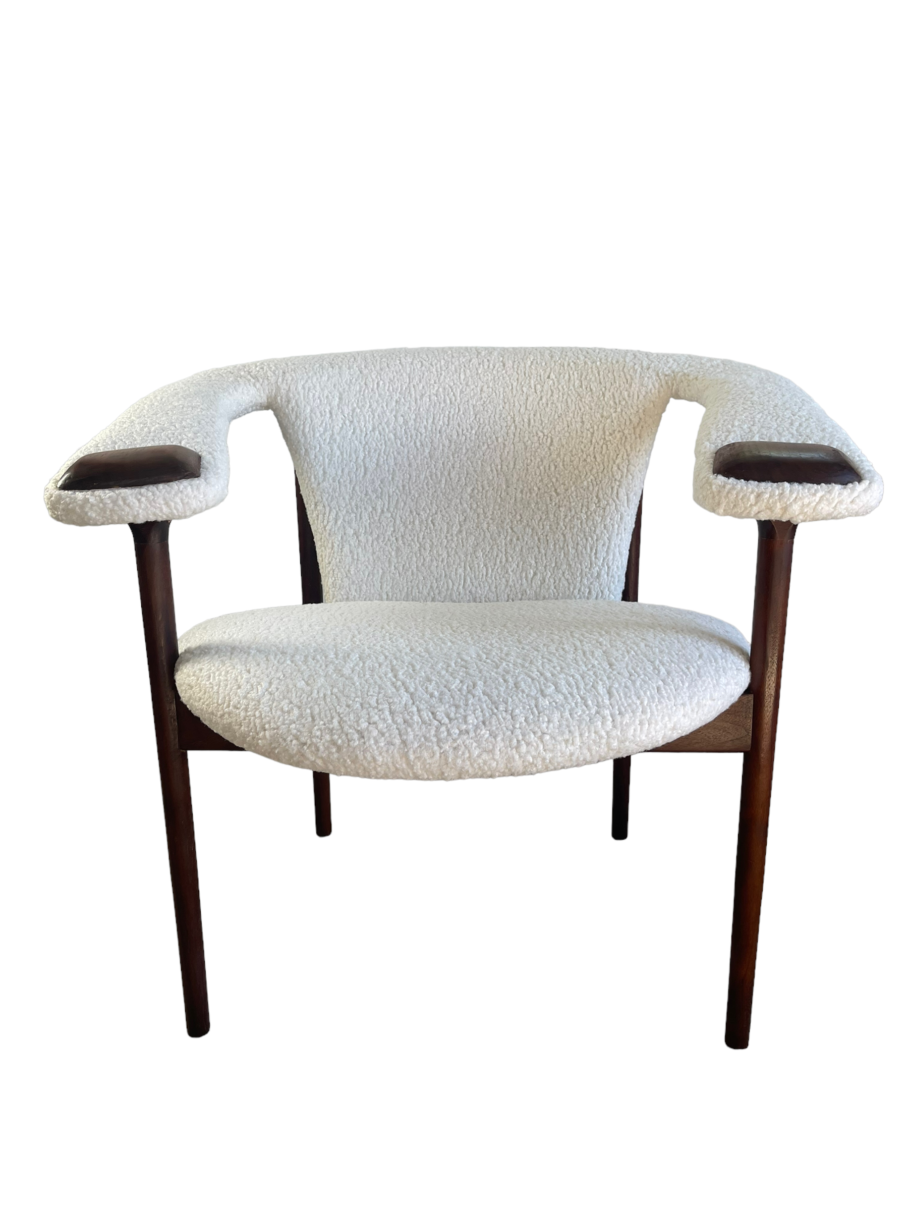 Rare Pair Adrian Pearsall Lounge Armchair image 7